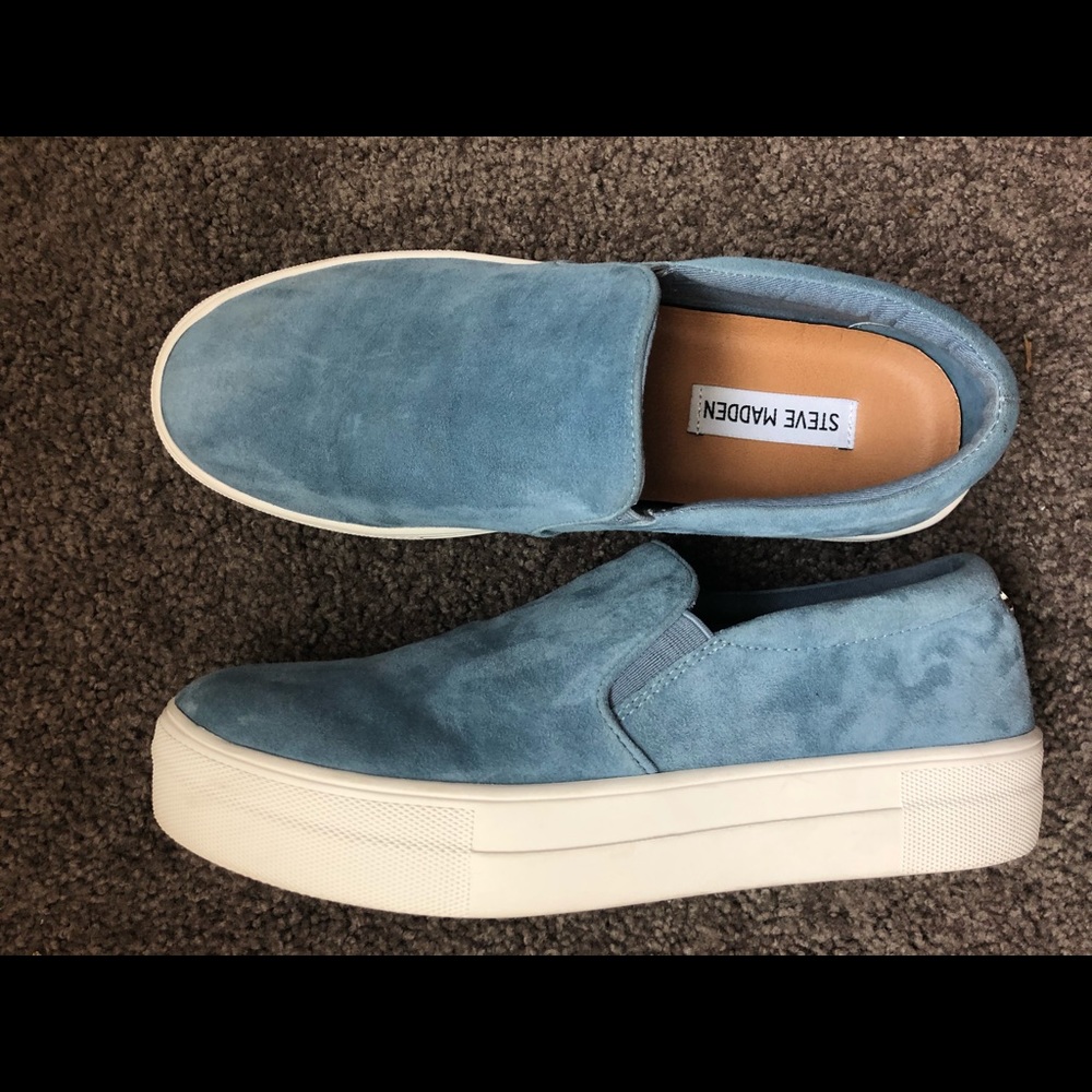 Steve Madden Suede Slip Ons
